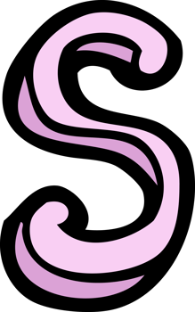 cartoon letter S png