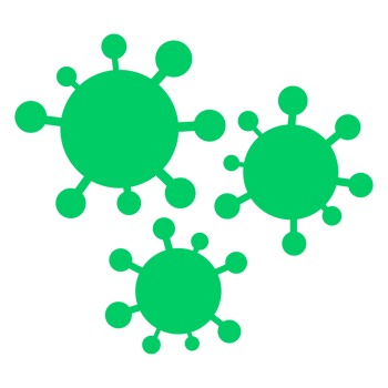 green virus drawing png