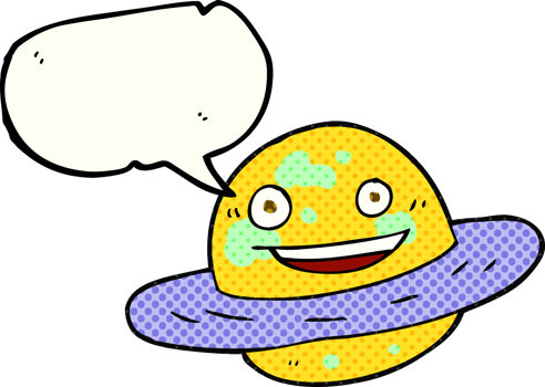comic book speech bubble cartoon planet png