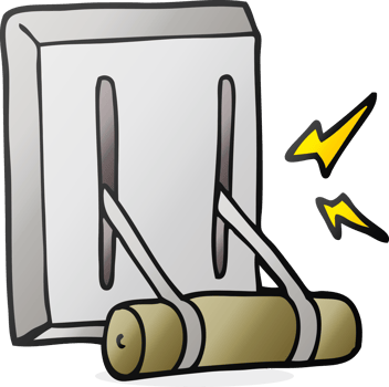 cartoon electrical switch png