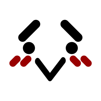 shy bird face icon png