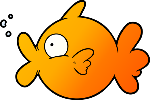 cartoon fish drawing png