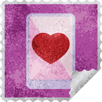 electronic tablet showing business performance graphic png illustration square sticker stamp
