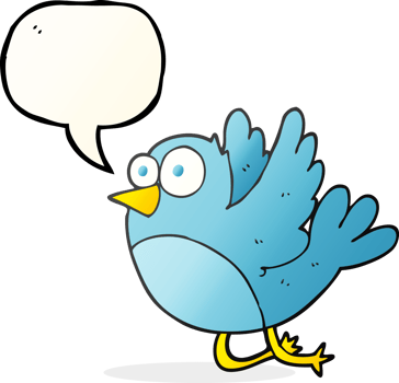 speech bubble cartoon bird png