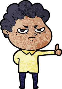 cartoon angry man png