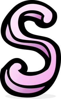 cartoon letter S png