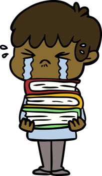 cartoon boy crying png