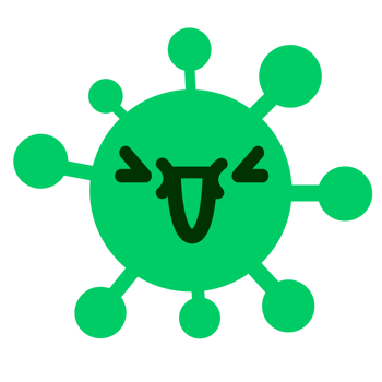 laughing virus drawing png
