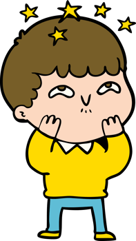 cartoon amazed boy png