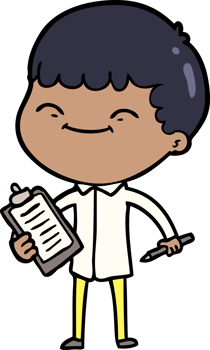 cartoon happy boy png