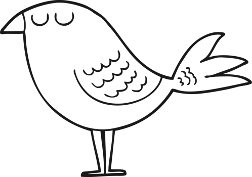 cartoon bird drawing png