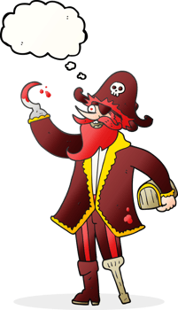 thought bubble cartoon pirate captain png