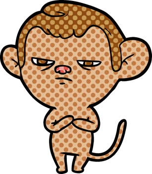 cartoon monkey drawing png