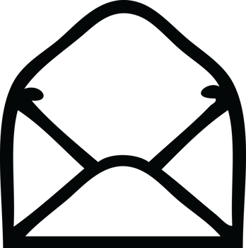 line drawing cartoon paper envelope png