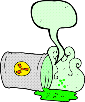 comic book speech bubble cartoon nuclear waste png