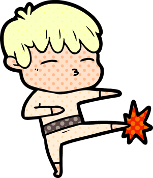 cartoon curious boy png