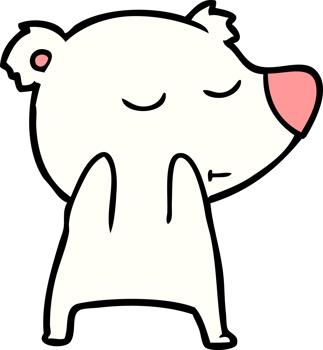 polar bear cartoon png