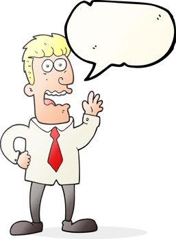 speech bubble cartoon businessman png