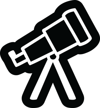 astronomy telescope icon symbol png