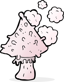 cartoon mushroom drawing png