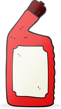 cartoon cleaning product png