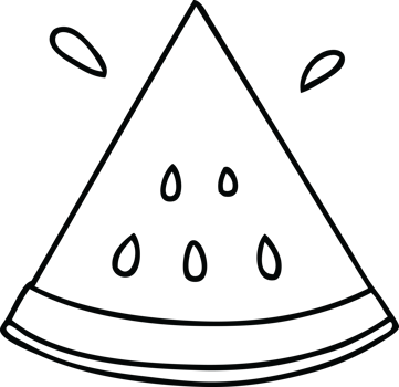line drawing quirky cartoon watermelon png
