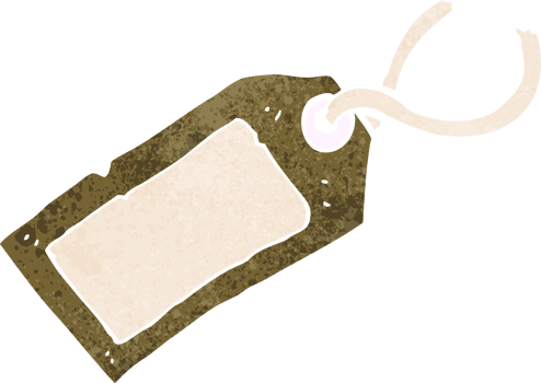 cartoon luggage tag png
