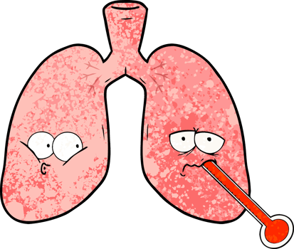 cartoon unhealthy lungs png