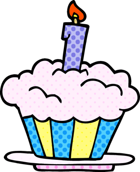 cartoon doodle birthday cake png