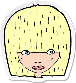 sticker of a cartoon doodle png