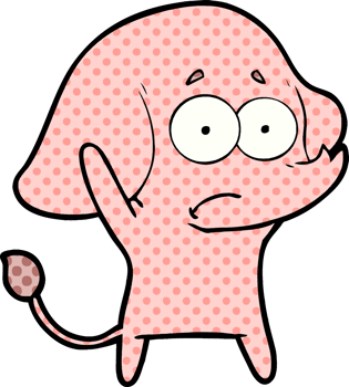 cartoon unsure elephant png