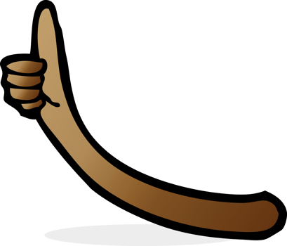 cartoon arm drawing png