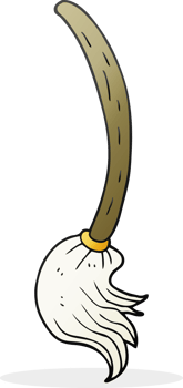 hand drawn cartoon mop png