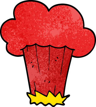 cartoon doodle boom png