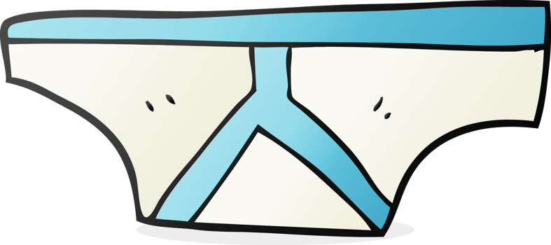 freehand drawn cartoon underpants drawing png