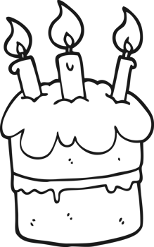 cartoon birthday cake png