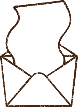 Mail Symbol Charcoal Drawing png