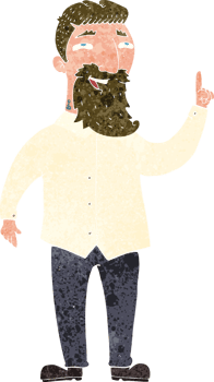 cartoon bearded man png