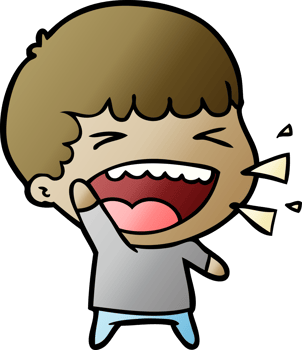 cartoon laughing man png