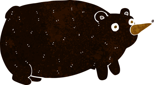 funny cartoon bear png