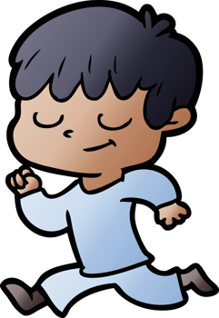 cartoon happy boy png
