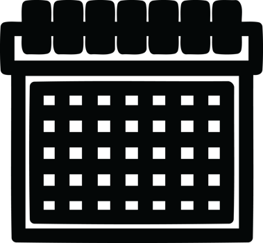 monthly calendar icon symbol png