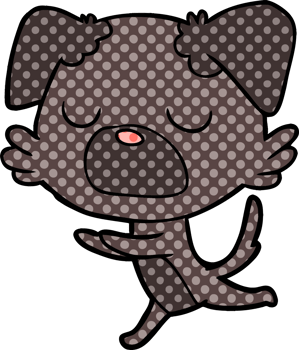 cartoon dog drawing png
