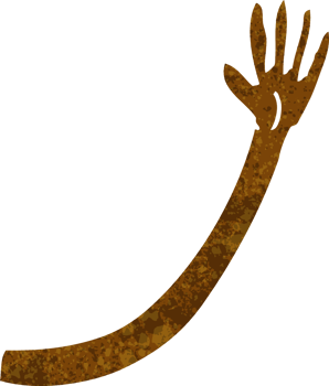 cartoon arm drawing png