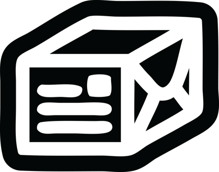 wrapped parcel icon symbol png