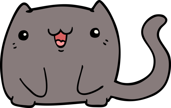 cartoon cat drawing png