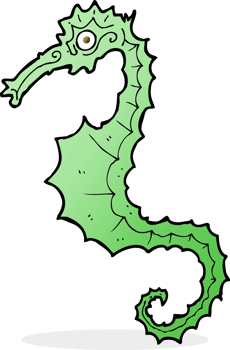 cartoon sea horse png