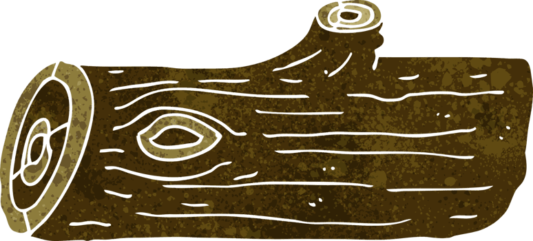 cartoon log drawing png