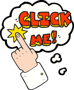 click me thought bubble cartoon sign png