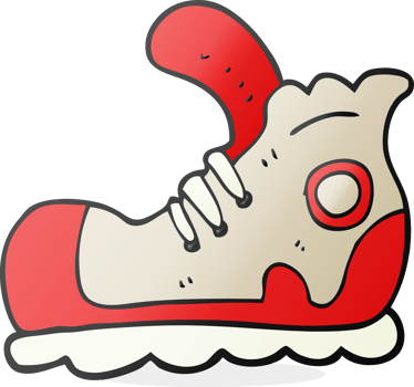 hand drawn cartoon sneaker png